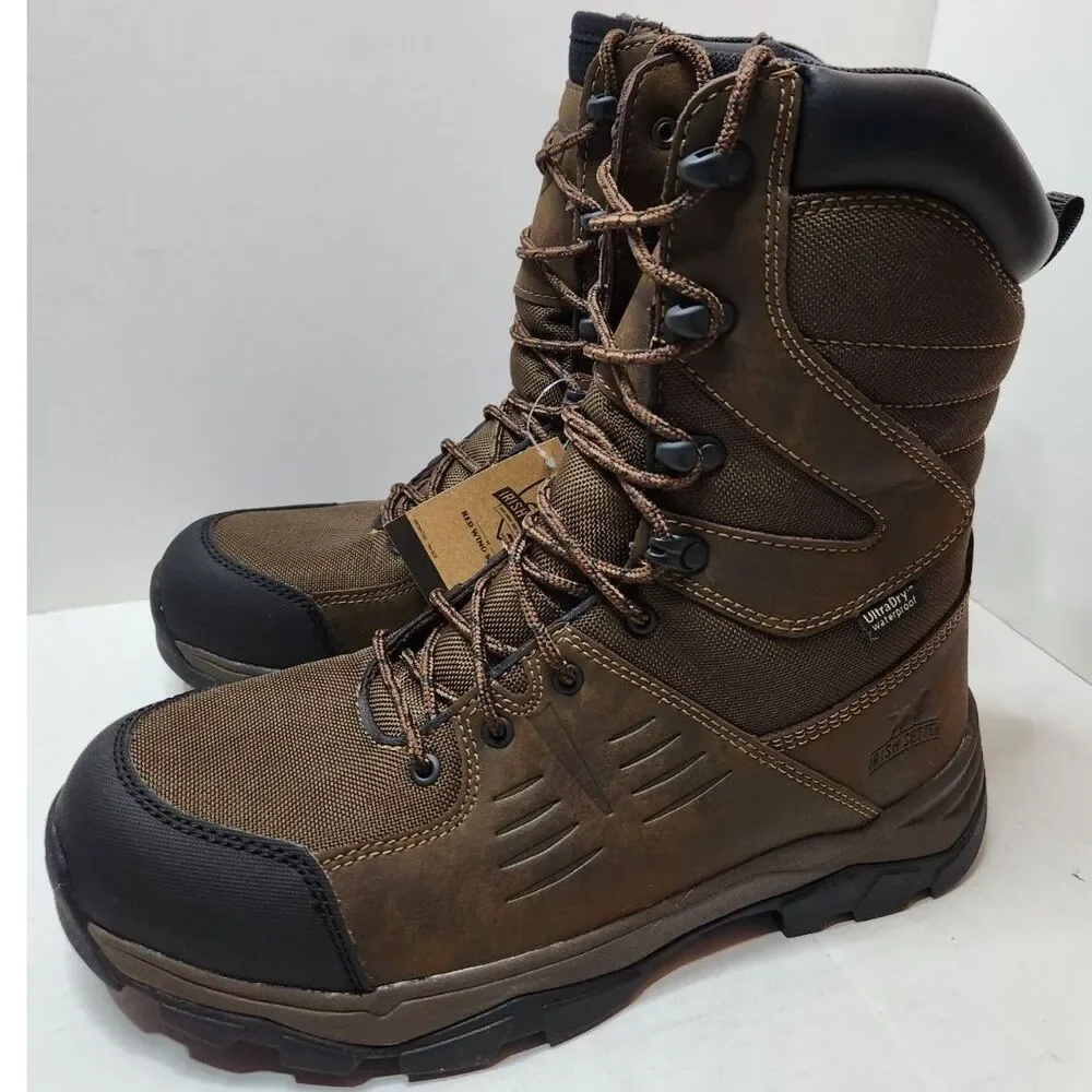Irish Setter by Red Wing Hunt Terrain Men’s 9.5 Waterproof Boots Brown